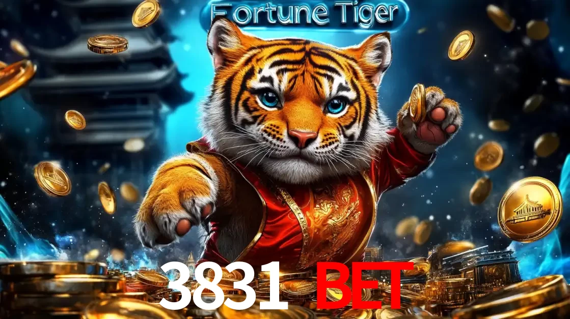 Imagem promocional do jogo de slot Fortune Tiger, com um tigre majestoso em traje tradicional cercado por uma fortuna em moedas de ouro, disponível agora no cassino 3831 BET.